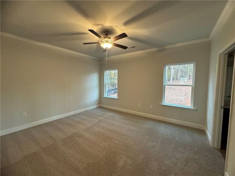 Spacious, unfurnished interior of a new home in The Fields of Walnut Creek, Pendergrass (Image 9).