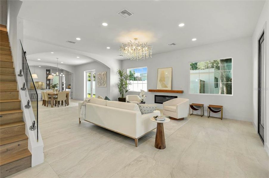 Furnished interior view inside a new home in , Winter Park (Image 13).