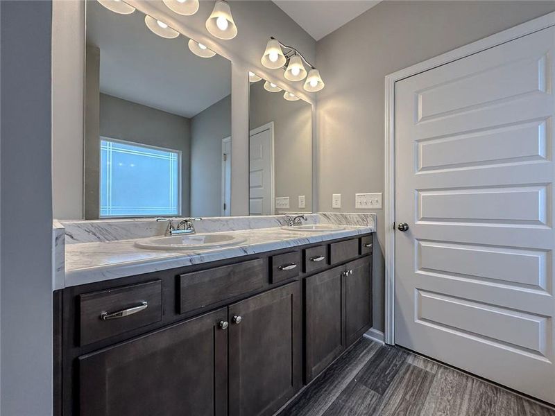 Furnished interior view inside a new home in Glen at Cave Springs, Douglasville (Image 12).