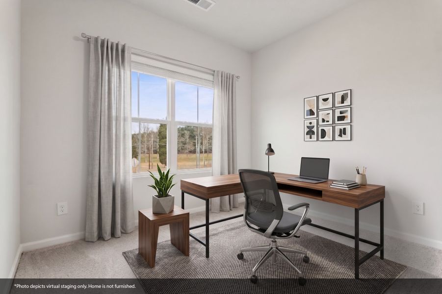 Furnished interior view inside a new home in Lakeview Village, Charlotte (Image 11).