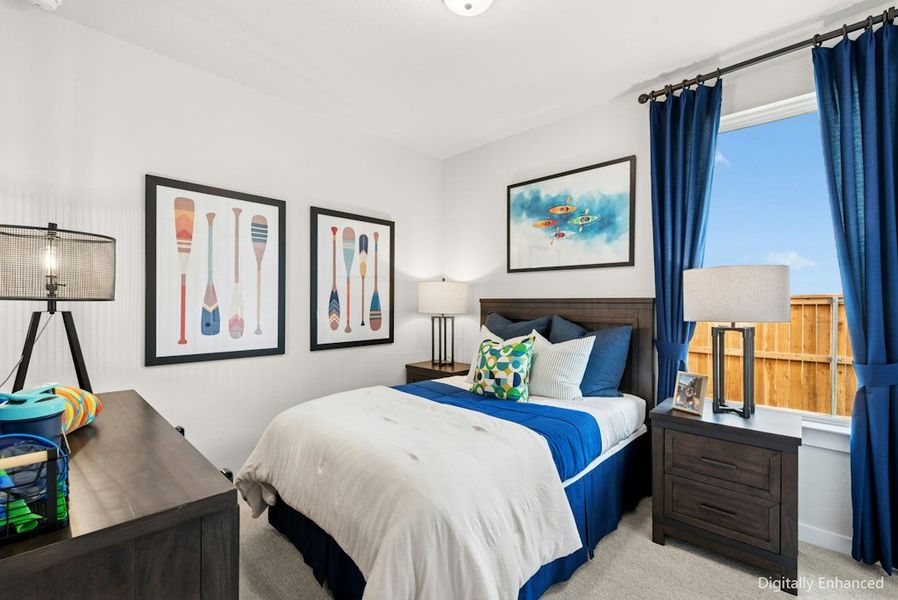 Representative furnished interior of a home built from the Upton by Scott Felder Homes in Crown Ridge Manor, San Antonio (Image 13).