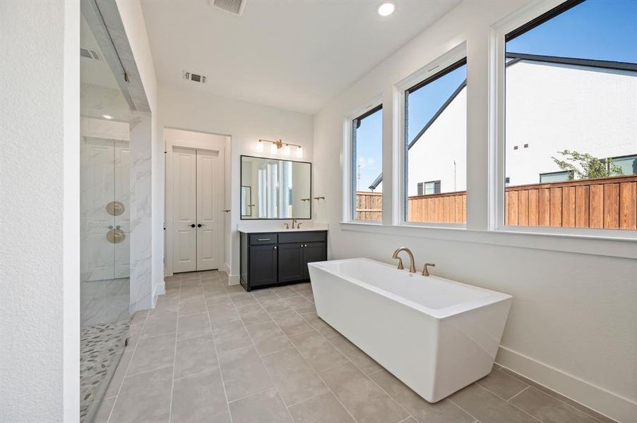 Furnished interior view inside a new home in NorthGlen, Haslet (Image 13).