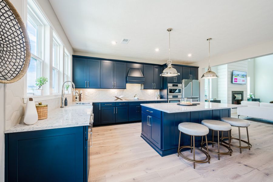 Representative furnished interior of a home built from the Olive by Fischer Homes in Easton Park, Dallas (Image 11). Representative furnished interior of a home built from the Olive by Fischer Homes in Easton Park, Dallas (Image 11).