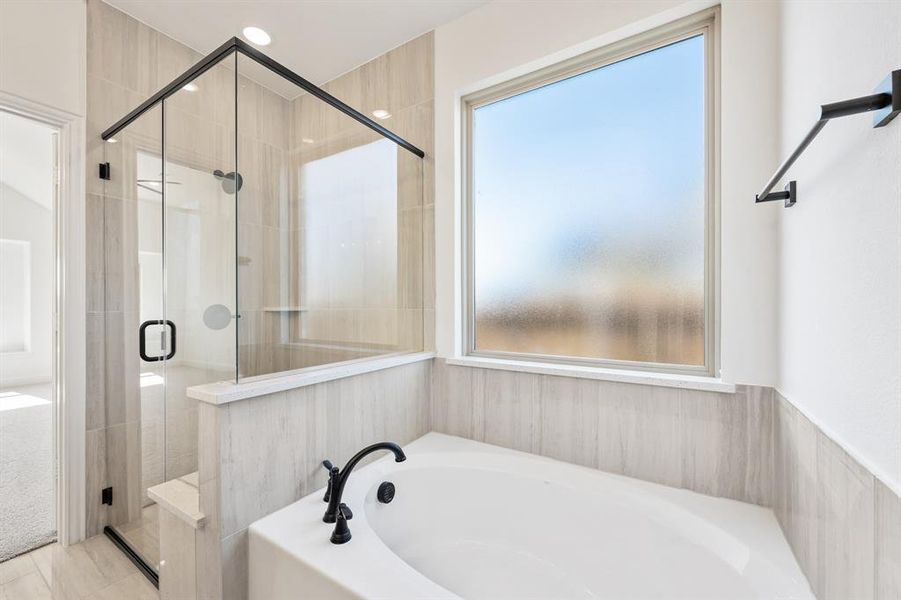 Furnished interior view inside a new home in Willow Wood Classic 50, McKinney (Image 9).