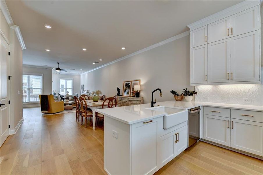 Furnished interior view inside a new home in , Alpharetta (Image 48).