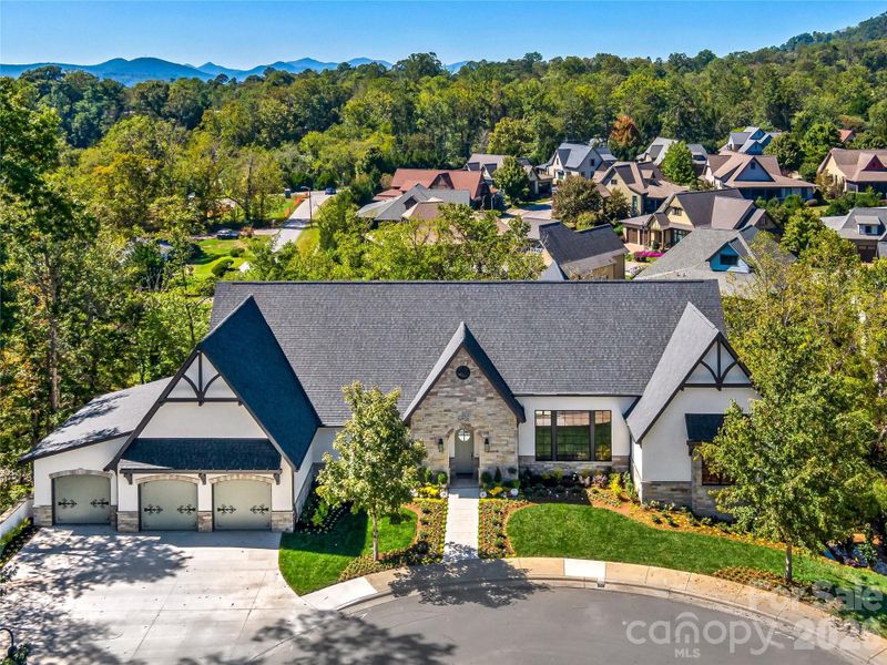 Front exterior of a new home in , Asheville, NC, highlighting curb appeal (Image 27).