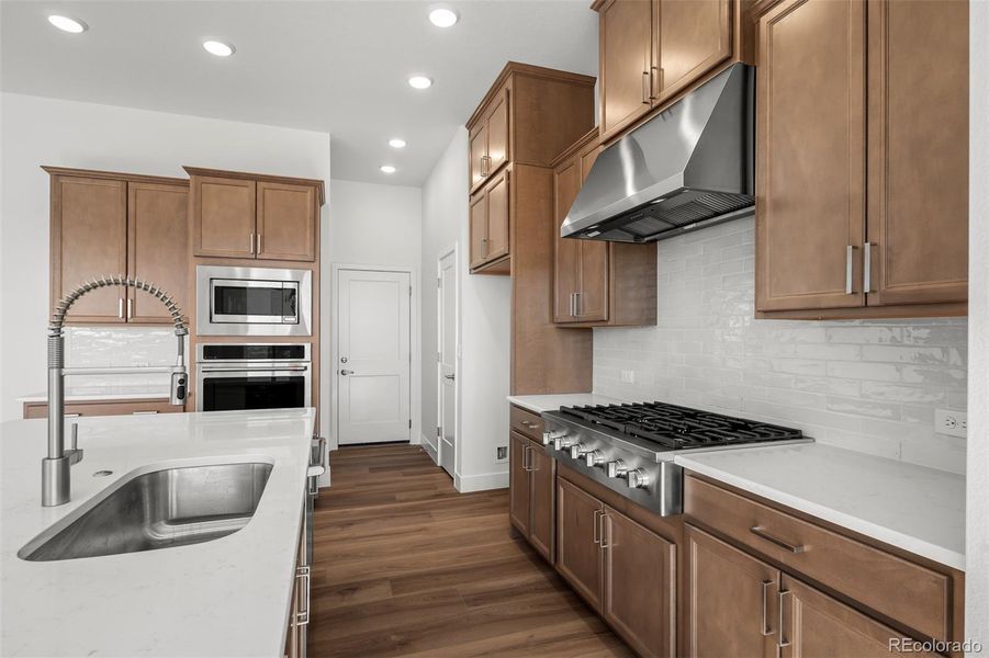 Furnished interior view inside a new home in Trailside at Cottonwood Creek, Colorado Springs (Image 6). Furnished interior view inside a new home in Trailside at Cottonwood Creek, Colorado Springs (Image 6).