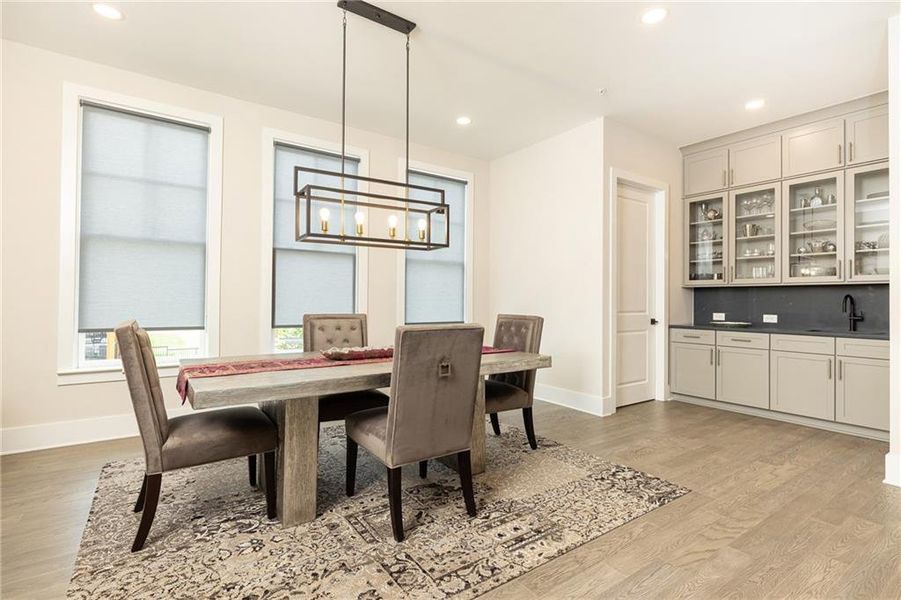 Furnished interior view inside a new home in , Atlanta (Image 14).