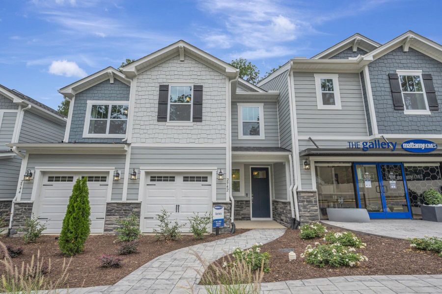 Representative exterior photo of a completed home built from the Aurora by Mattamy Homes in Ashmore Townes, Garner, NC (Image 20).