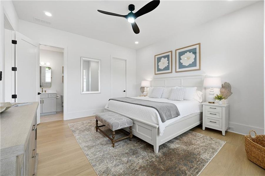 Furnished interior view inside a new home in Echo at Crabapple, Milton (Image 39).