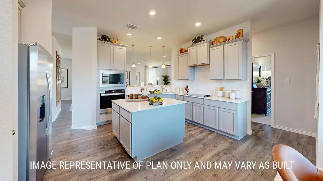 Representative furnished interior of a home built from the Newburgh by D.R. Horton in Sterling Meadows, Salado (Image 3). Representative furnished interior of a home built from the Newburgh by D.R. Horton in Sterling Meadows, Salado (Image 3).