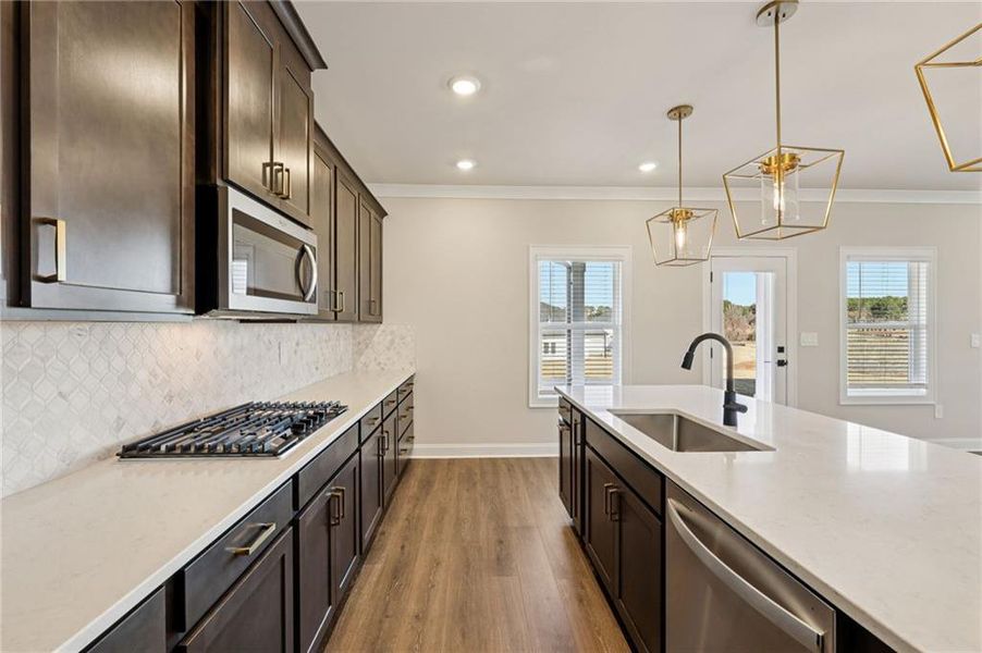 Furnished interior view inside a new home in River Pointe, Monroe (Image 13).
