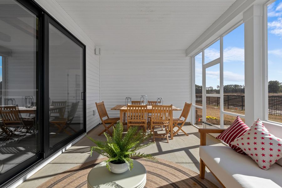 Representative furnished interior of a home built from the The Surfrider by Chesapeake Homes in Coastal Club of the Carolinas, Calabash (Image 18).