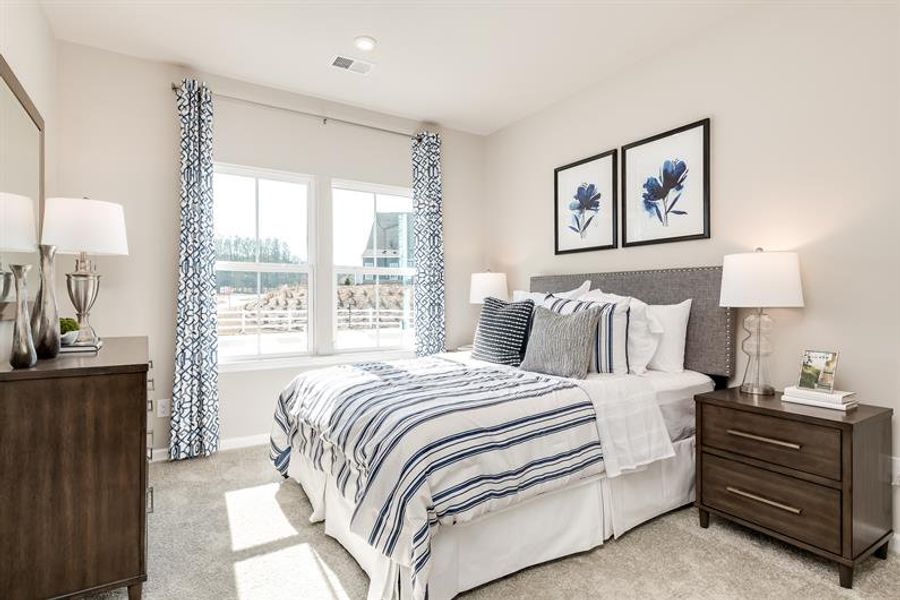Representative furnished interior of a home built from the Palladio Ranch by Ryan Homes in Pine Ridge Estates, Ridgeville (Image 16).