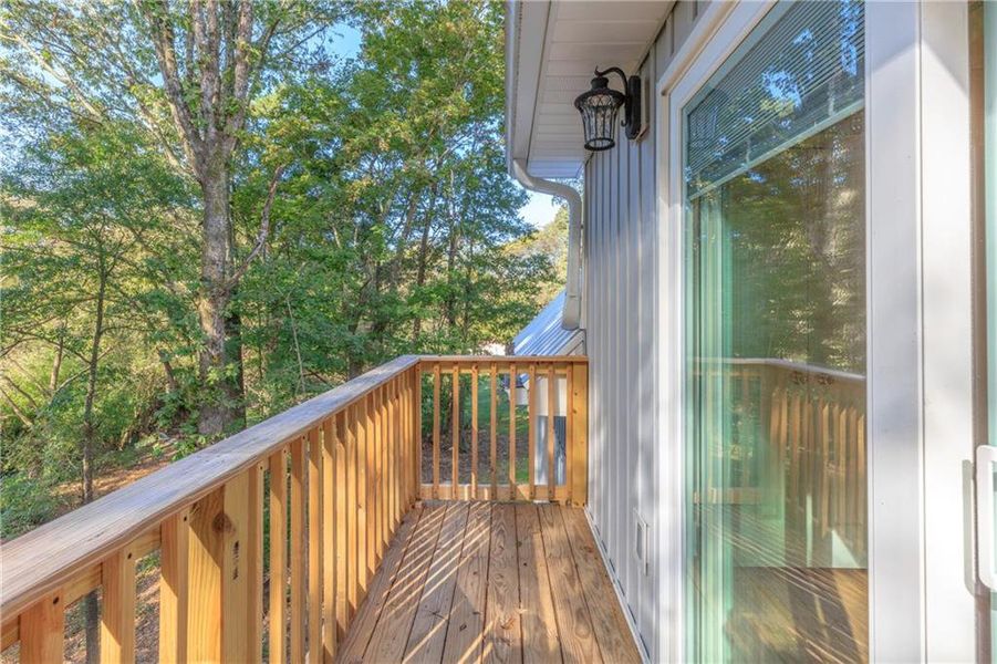 Exterior details and patio area of a home in , Menlo (Image 20).