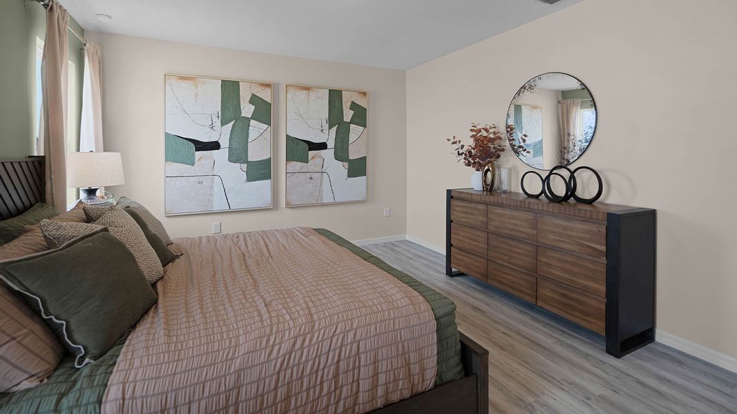 Furnished interior view inside a new home in Harmony at Lake Eloise, Winter Haven (Image 19).