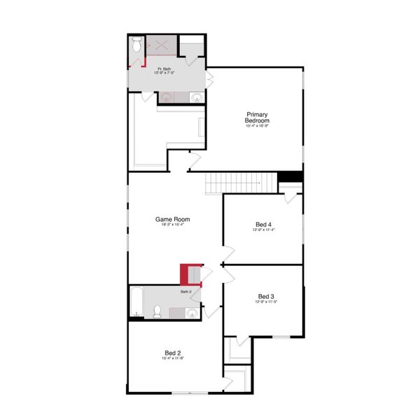 W/S #70775 / BG #3: 2nd Floor