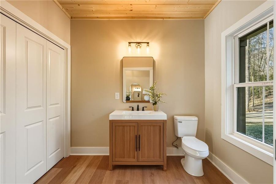 Furnished interior view inside a new home in , Ellijay (Image 33).