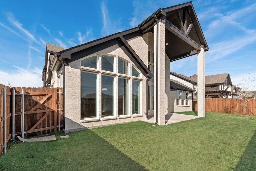 Exterior details and patio area of a home in Cedar Ridge Estates, Grand Prairie (Image 3). Exterior details and patio area of a home in Cedar Ridge Estates, Grand Prairie (Image 3).