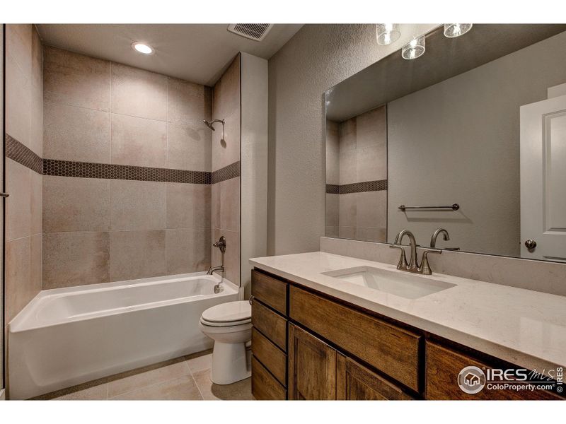 Shared basement bathroom