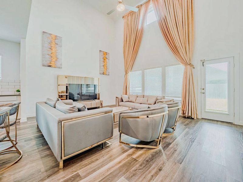 Furnished interior view inside a new home in , Katy (Image 31).