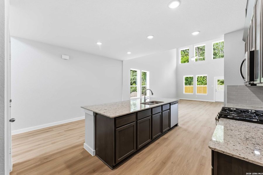 Furnished interior view inside a new home in Hickory Ridge, Elmendorf (Image 3).