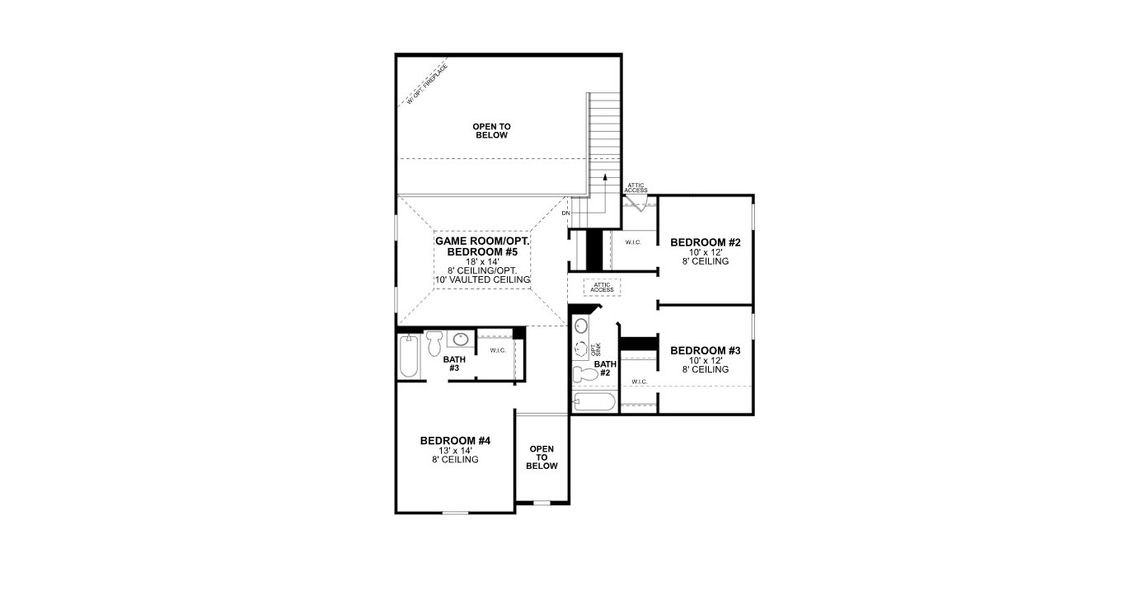 2D floor plan layout of this home in Lilyana, Celina, TX (Image 6). 2D floor plan layout of this home in Lilyana, Celina, TX (Image 6).
