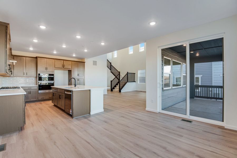 Furnished interior view inside a new home in Sterling Ranch, Littleton (Image 14).