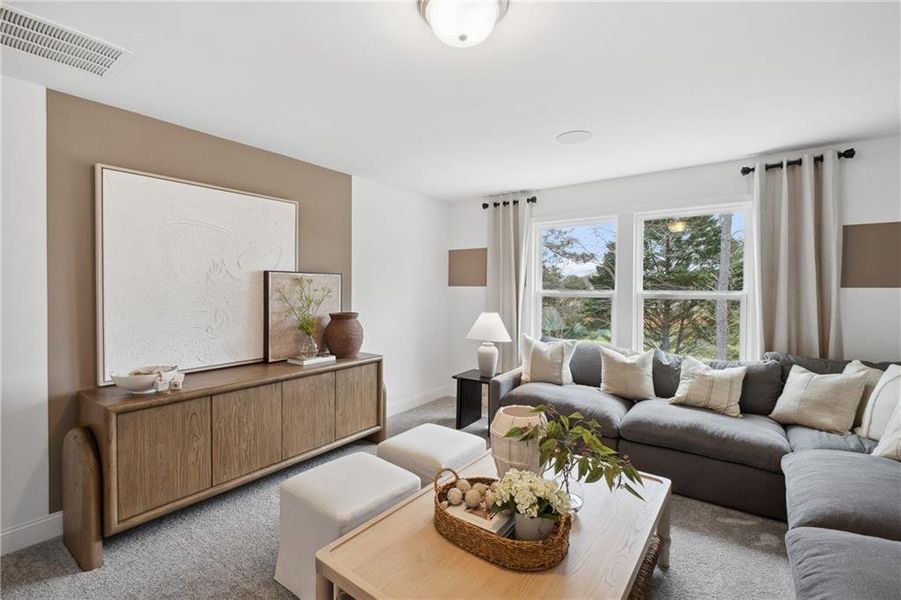 Furnished interior view inside a new home in Hamilton Place, Cartersville (Image 18).