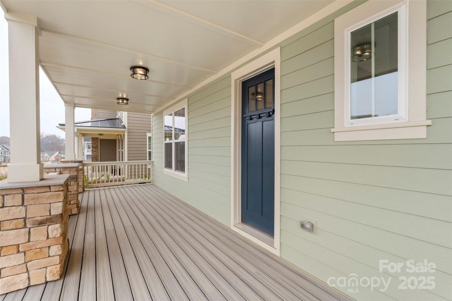 Exterior details and patio area of a home in Riverwalk, Rock Hill (Image 3).
