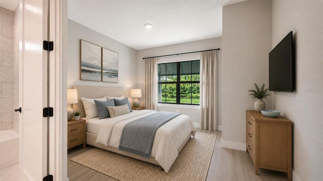 Furnished interior view inside a new home in , North Port (Image 30).