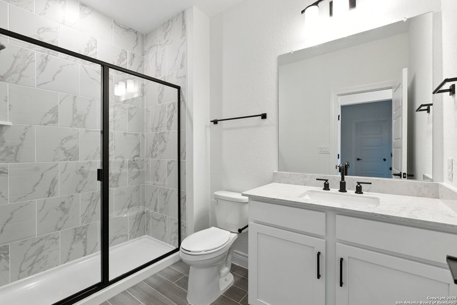 Furnished interior view inside a new home in Bison Ridge, San Antonio (Image 7). Furnished interior view inside a new home in Bison Ridge, San Antonio (Image 7).