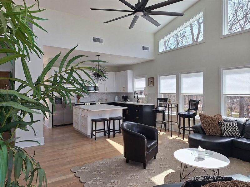 Furnished interior view inside a new home in , Cumming (Image 5). Furnished interior view inside a new home in , Cumming (Image 5).