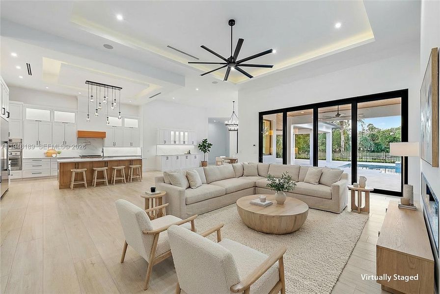 Furnished interior view inside a new home in , Palm Beach Gardens (Image 6). Furnished interior view inside a new home in , Palm Beach Gardens (Image 6).