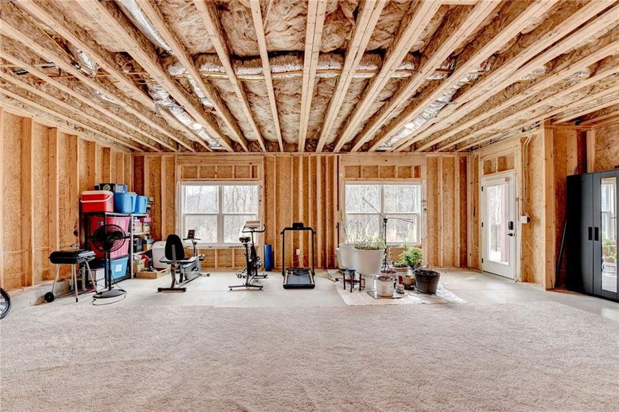 In-progress construction of a new home in , Woodstock, GA (Image 60).