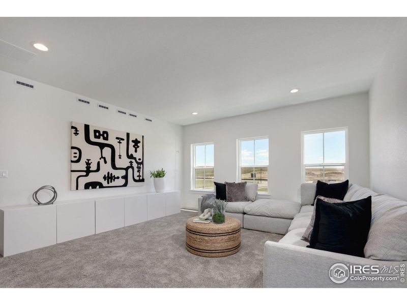 Furnished interior view inside a new home in Westerly, Erie (Image 14). Furnished interior view inside a new home in Westerly, Erie (Image 14).