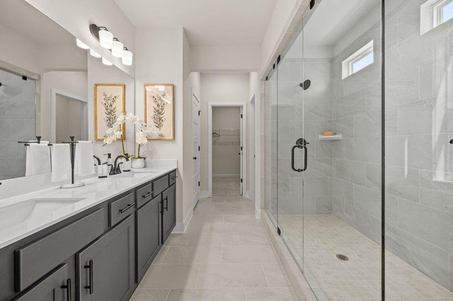 Furnished interior view inside a new home in Pinecrest Ridge, Dacula (Image 18).