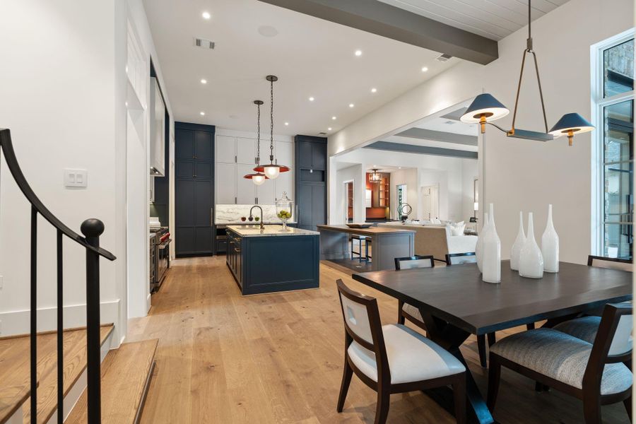 Furnished interior view inside a new home in , Houston (Image 9).