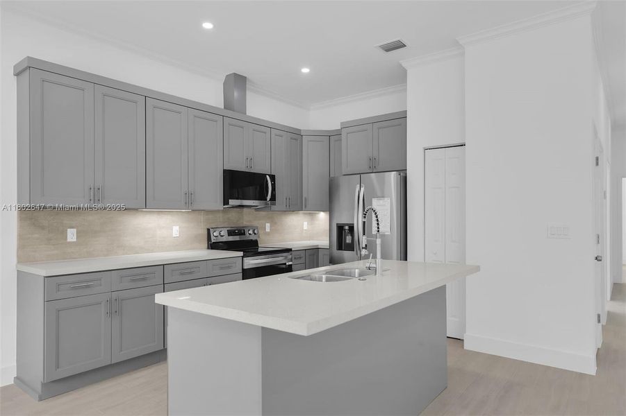 Furnished interior view inside a new home in , Key Largo (Image 8). Furnished interior view inside a new home in , Key Largo (Image 8).