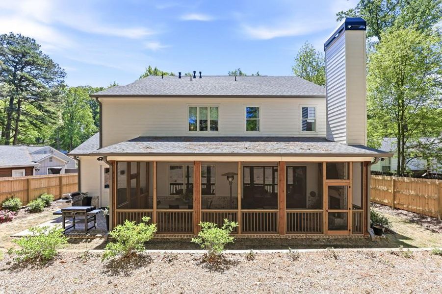 Exterior details and patio area of a home in , Chamblee (Image 24).