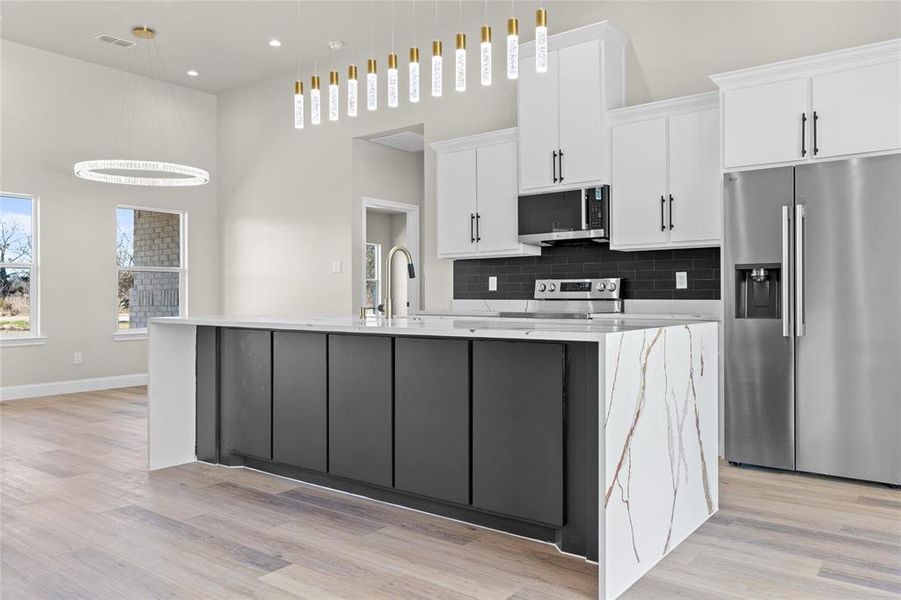 Furnished interior view inside a new home in , Greenville (Image 13).