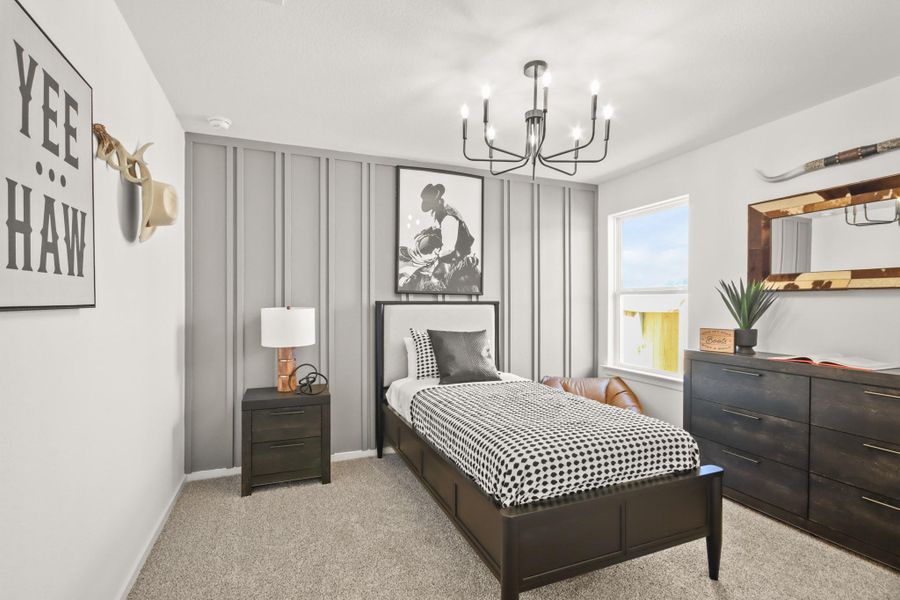 Furnished interior view inside a new home in Granger Pines, Conroe (Image 21). Furnished interior view inside a new home in Granger Pines, Conroe (Image 21).