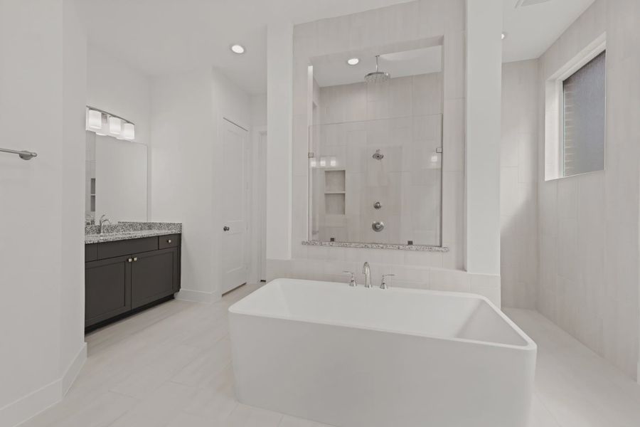 Representative furnished interior of a home built from the Rivers by Chesmar Homes in Attwater 65's, Waller (Image 7).