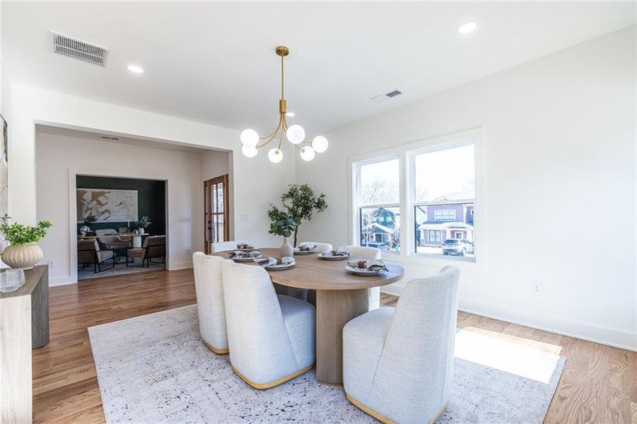 Furnished interior view inside a new home in , Avondale Estates (Image 6). Furnished interior view inside a new home in , Avondale Estates (Image 6).