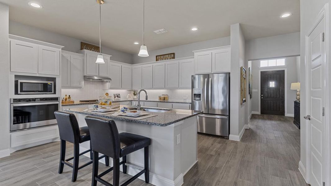 Furnished interior view inside a new home in Eagle Creek, Denton (Image 5).