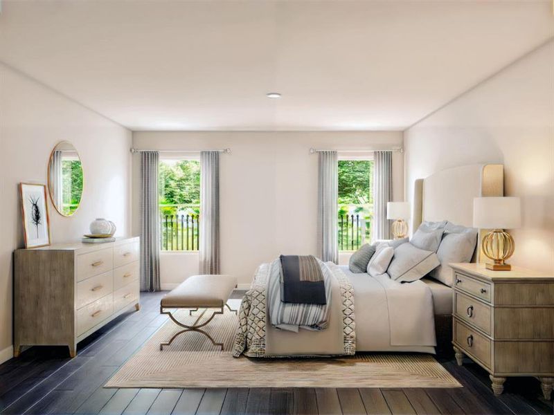 Furnished interior view inside a new home in Villages of Mayfield, Cleburne (Image 11).