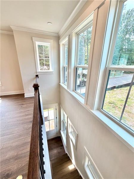 Spacious, unfurnished interior of a new home in The Groves at Myrtle, Roswell (Image 21). Spacious, unfurnished interior of a new home in The Groves at Myrtle, Roswell (Image 21).