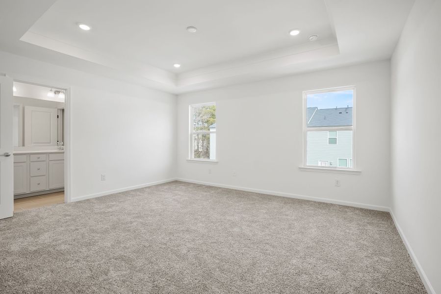 Spacious, unfurnished interior of a new home in Galloway Towns, Charlotte (Image 22).