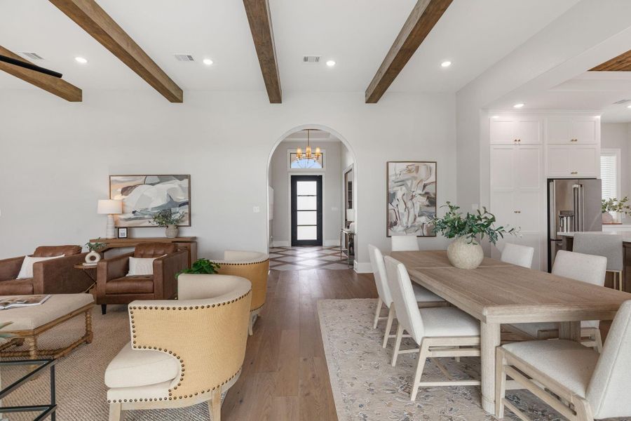 Furnished interior view inside a new home in , Bryan (Image 38).