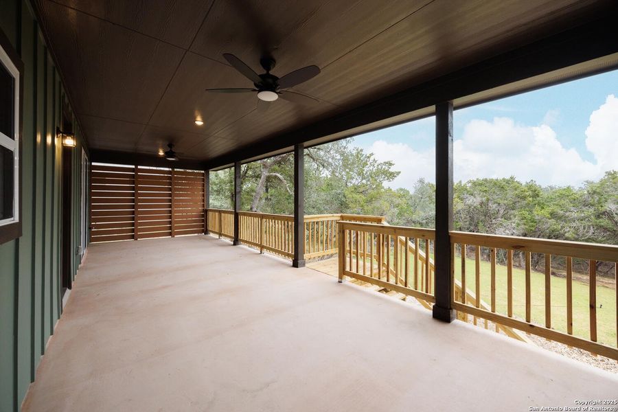 Exterior details and patio area of a home in , Canyon Lake (Image 15).